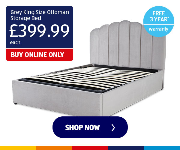 Pink Double Scallop Bed - Shop Now