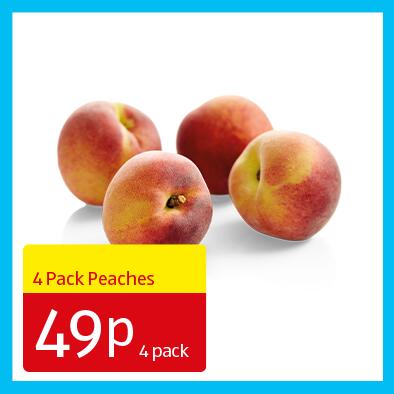 4 Pack Peaches - 49p 4 pack