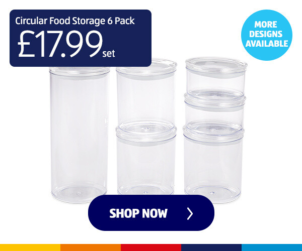 Circular Food Storage 6 Pack