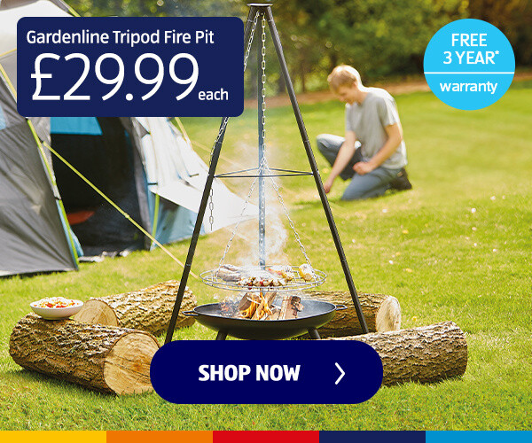 Gardenline Tripod Fire Pit