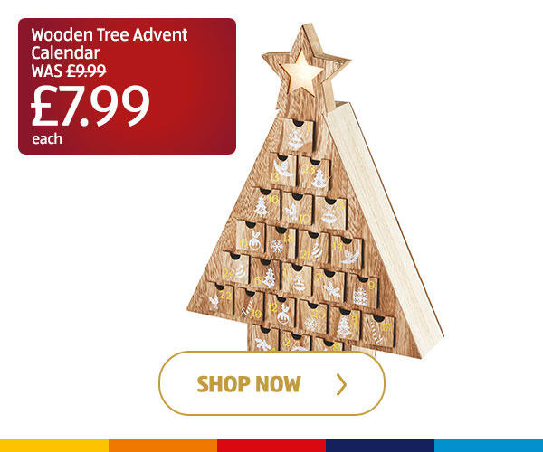 Wooden Tree Advent Calendar - Shop Now