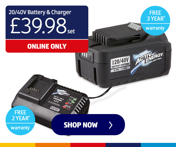 20/40V Battery & Charger