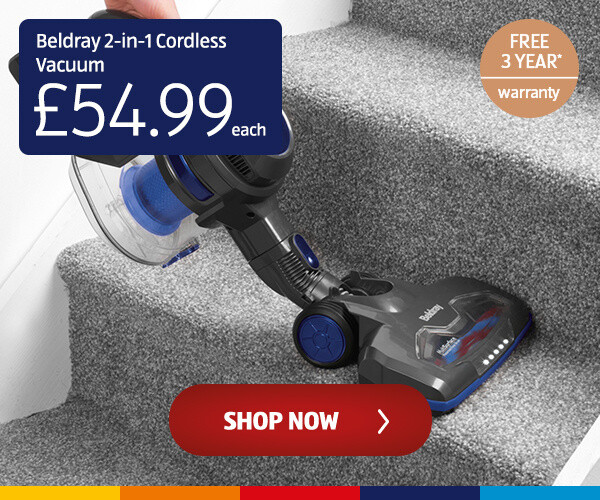 Beldray 2-in-1 Cordless Vacuum