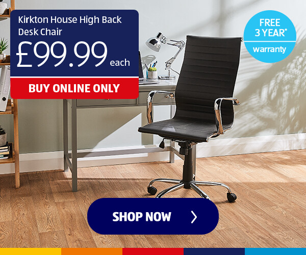 Kirkton House High Back Desk Chair - Shop Now