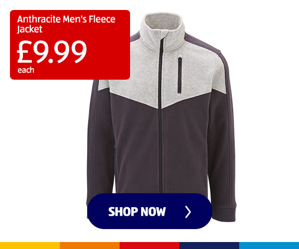 Anthracite Men's Fleece Jacket- Shop Now