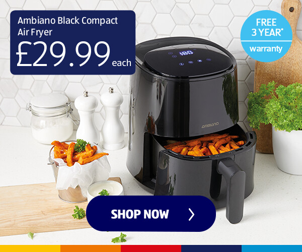 Ambiano Black Compact Air Fryer - Shop Now