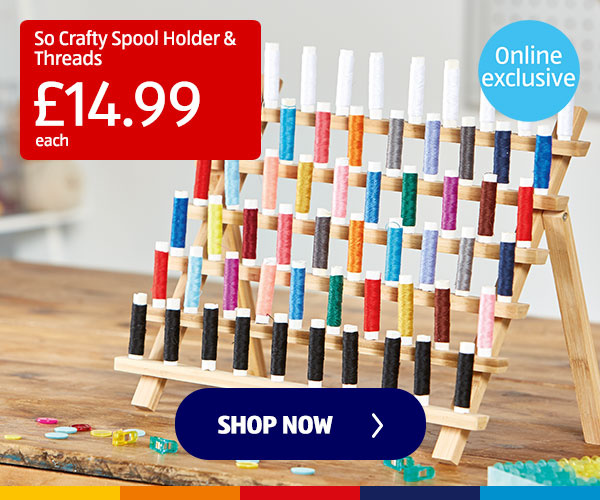 So Crafty Spool Holder & Threads - Shop Now