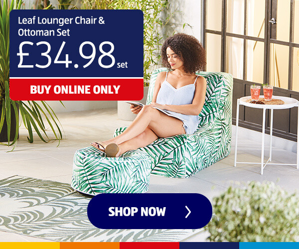 Leaf Lounger Chair & Ottoman Set - Shop Now