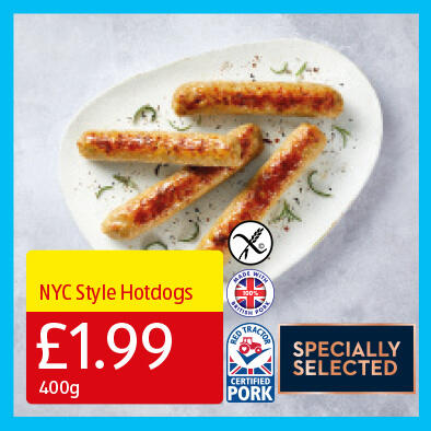 NYC Style Hotdogs - 1.99 400g