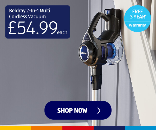 Beldray 2-In-1 Multi Cordless Vacuum - Shop Now