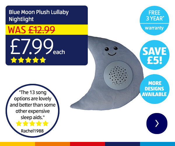 Blue Moon Plush Lullaby Nightlight