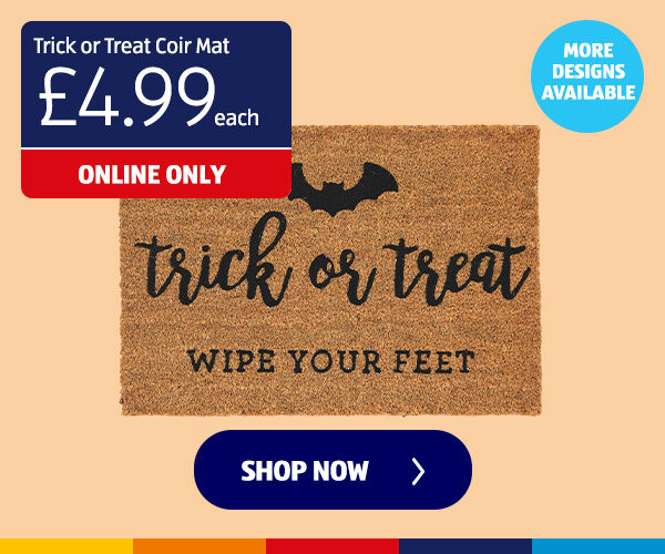 Trick or Treat Coir Mat