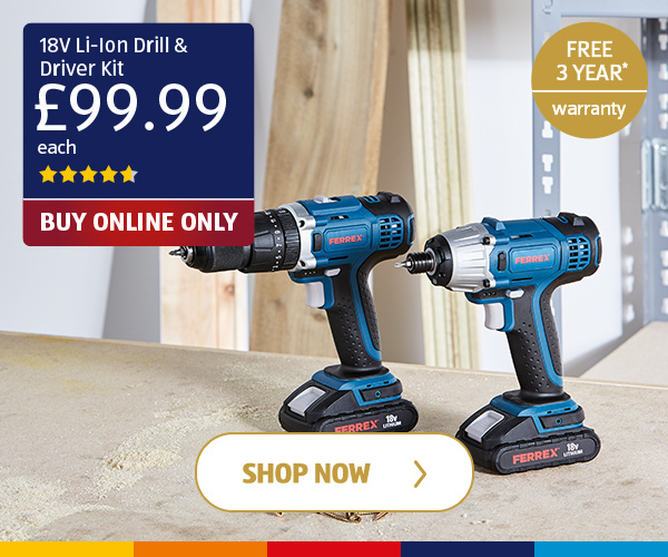 18V Li-Ion Drill & Driver Kit - Shop Now