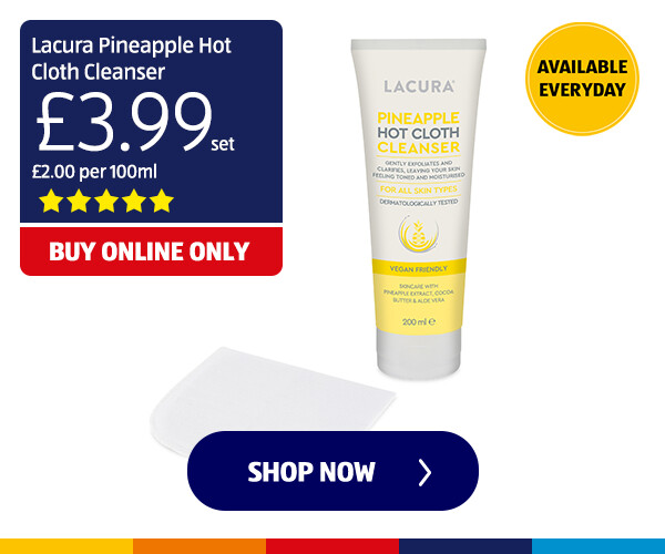 Lacura Pineapple Hot Cloth Cleanser