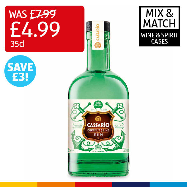 Cassario Coconut & Lime Rum 35cl