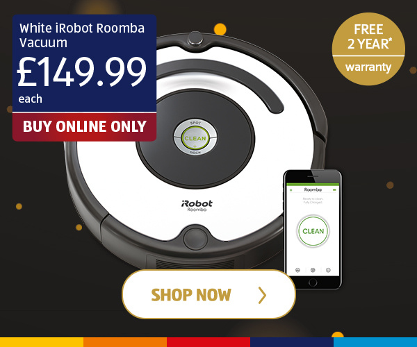 Black Irobot Roomba Vacuum - Shop Now