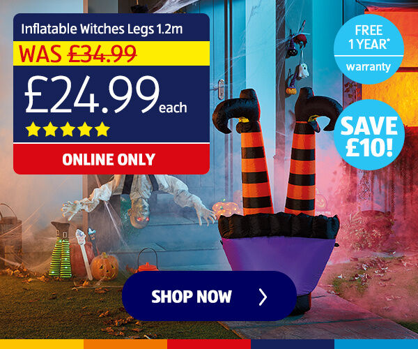 Inflatable Witches Legs 1.2m