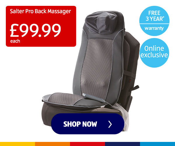 Salter Pro Back Massager - Shop Now