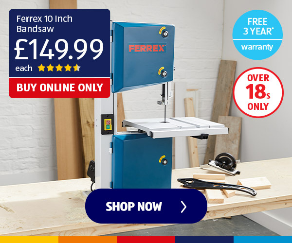 Ferrex 10 Inch Bandsaw - Shop Now