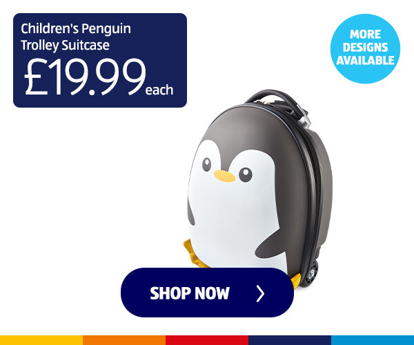 Children's Penguin Trolley Suitcase