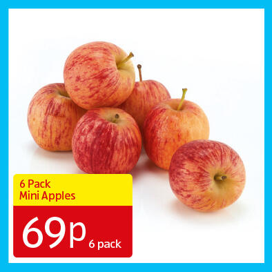 6 Pack Mini Apples - 69p 6 pack