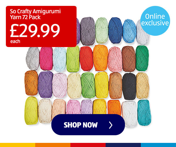 So Crafty Amigurumi Yarn 72 Pack - Shop Now