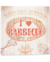 'I Love BBQ' Napkins