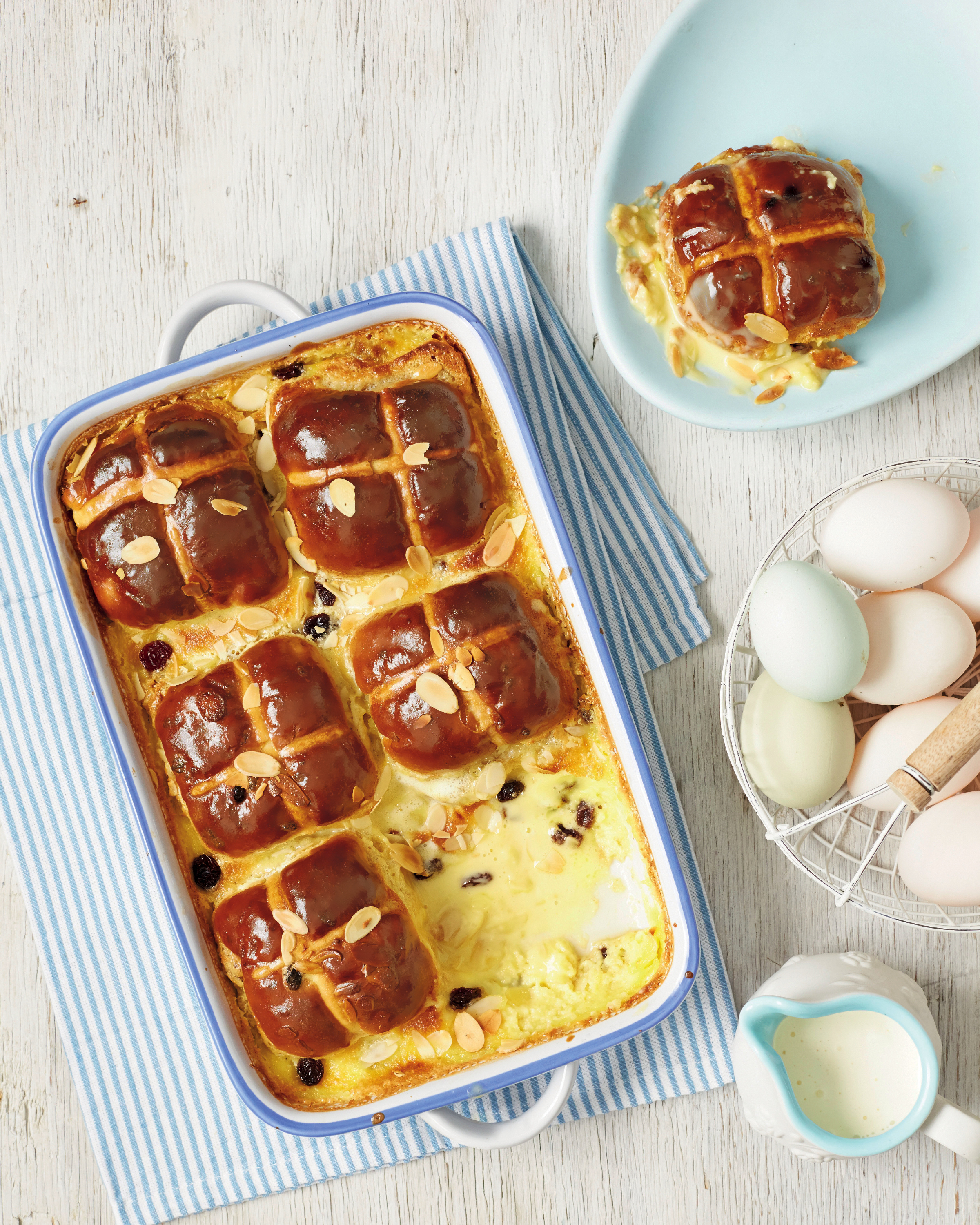 Chocolate Orange Hot Cross Bun Pudding Aldi Uk