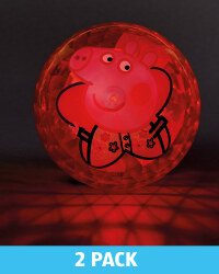 Peppa Pig Flashing Ball 2 Pack