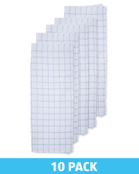 Grey Cotton Terry Tea Towel 10 Pack