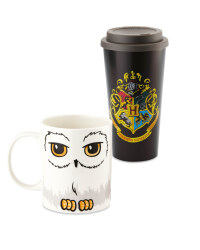 Harry Potter Travel Mug & Hedwig Mug