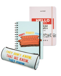 Friends Slogan Stationery Set
