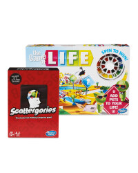 Scattergories & The Game Of Life Set
