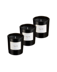 Mini Velvety Rose Candle 3 Pack