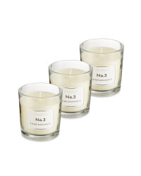 Mini Pomegranate Glass Candle 3 Pack