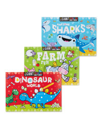 Giant Animal Colouring Posters 3 Pk