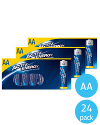 AA Activ Energy Batteries 24 Pack