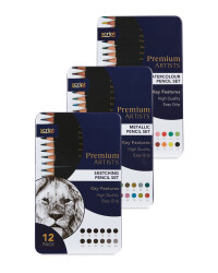 Colour & Sketching Pencils 36 Pack