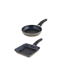 Mini Light Grey Frying Pan 2 Pack