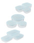 Turquoise Food Tubs 9 Pack