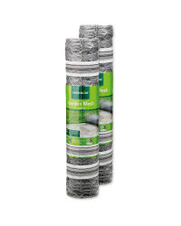 Galvanised Garden Mesh 2 Pack