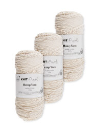 Hemp Warm Stone Natural Yarn 3 Pack