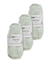 Linen Duck Egg Natural Yarn 3 Pack