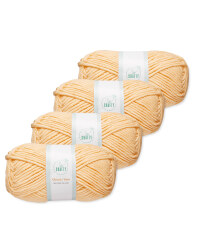 Mellow Yellow Chunky Yarn 4 Pack
