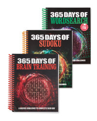 365 Days Of Puzzles Extra Book Set