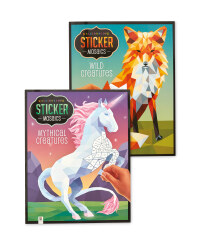 Mosaic Creature Sticker Books Set