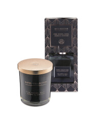 Black Candle And Reed Diffuser Set