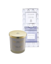 Grey Candle And Reed Diffuser Set