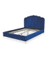 Navy Double Scallop Bed