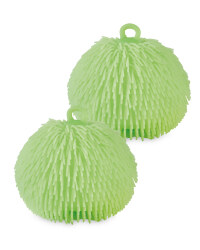 Green Glow Giant Jiggly Balls 2 Pack